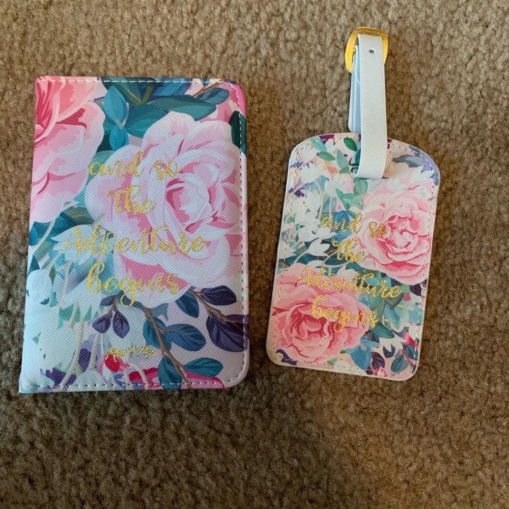 Passport holder and luggage tag.